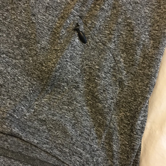 Heathered gray, workout shirt. - Picture 3 of 3